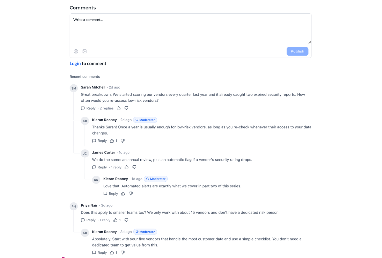 Aperçu 1/6 — Blogs : permettez à vos lecteurs de commenter les articles