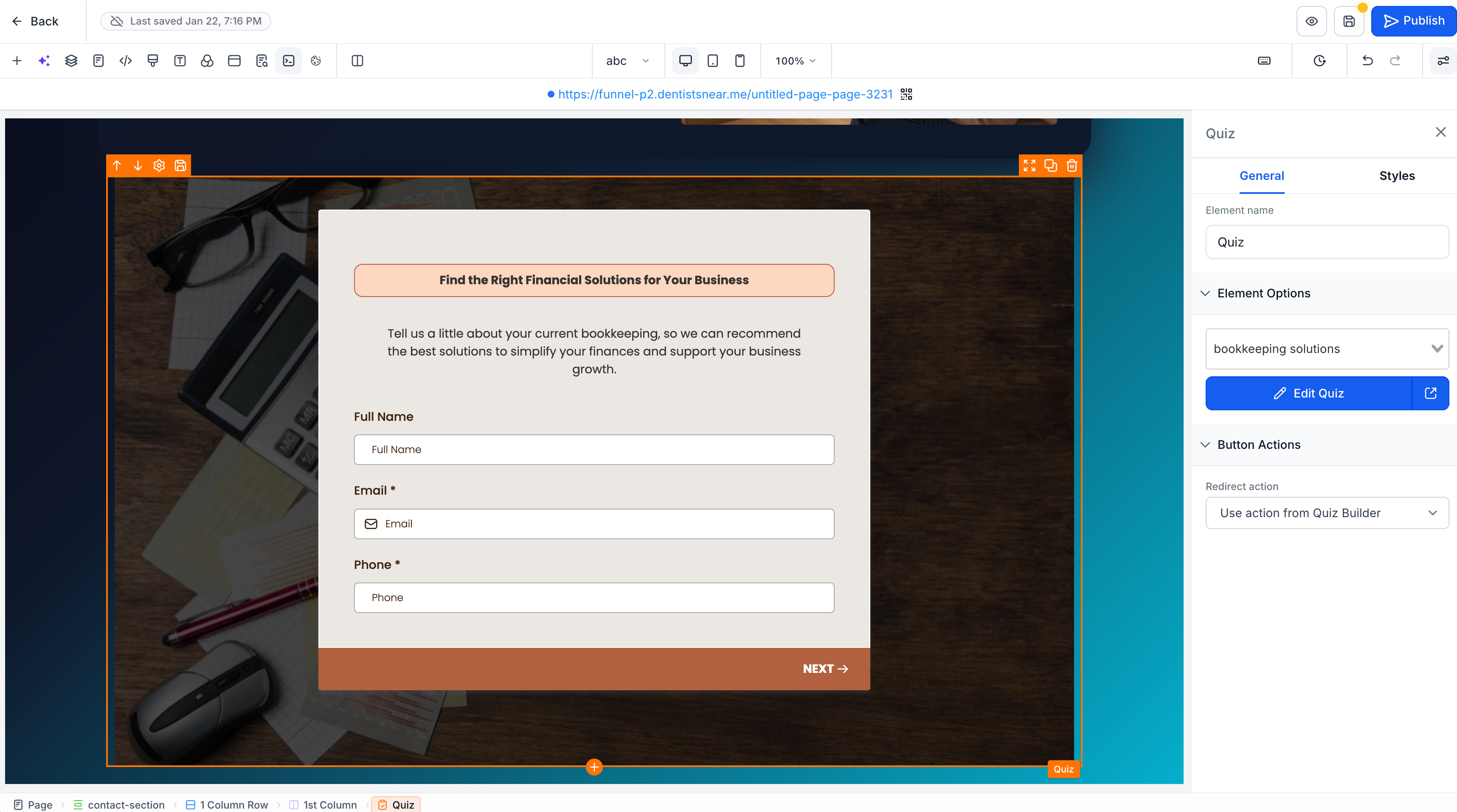 Aperçu 5/5 — Intégrez des questionnaires directement dans vos entonnoirs et sites web