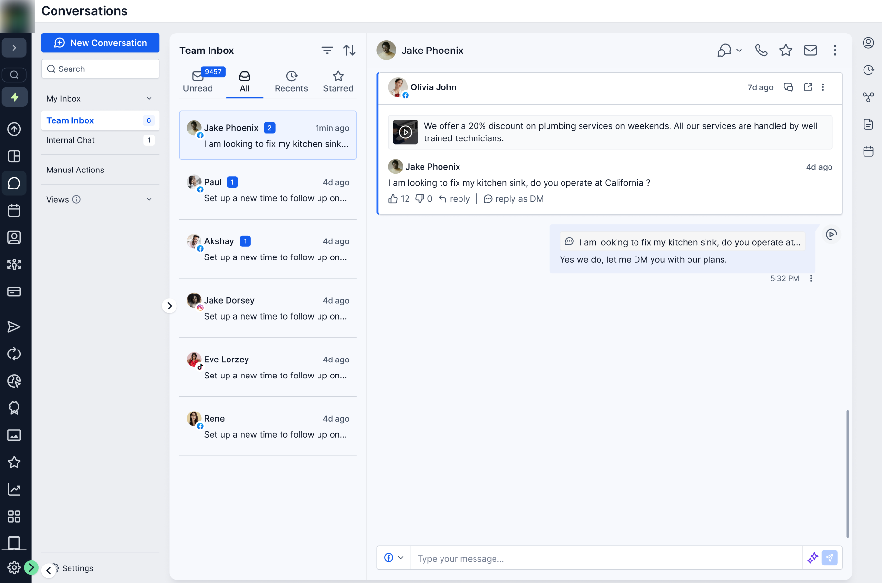 Aperçu 2/11 — Les commentaires des réseaux sociaux arrivent directement dans votre boîte de réception
