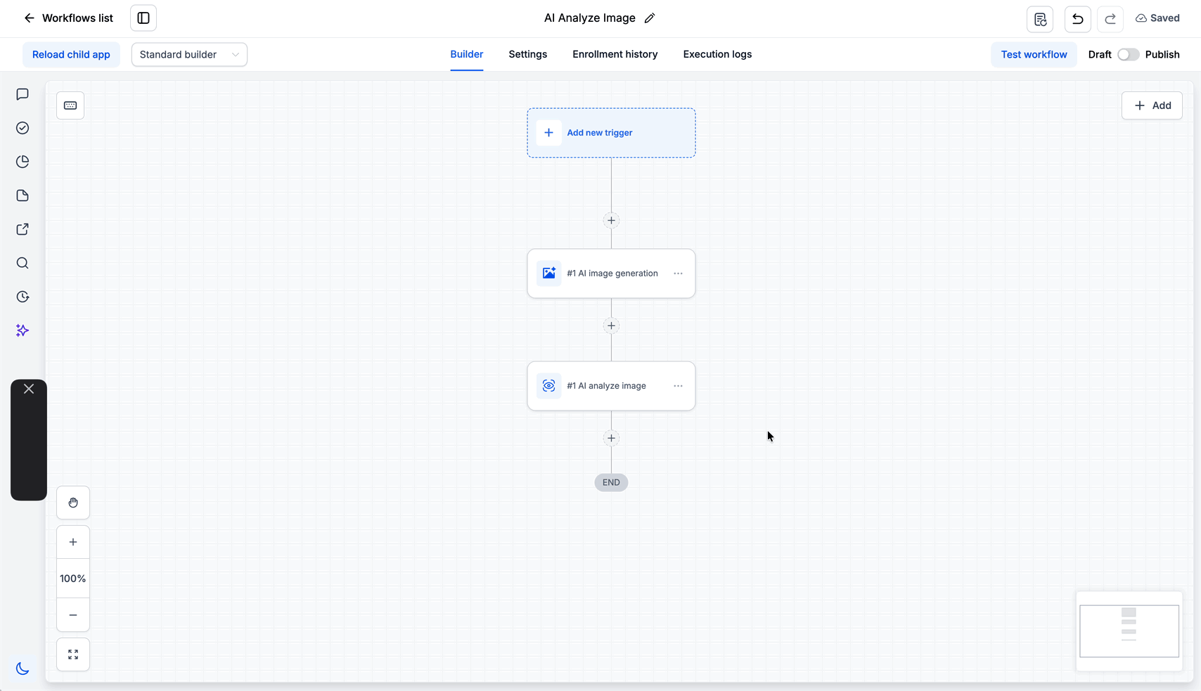 Aperçu 6/6 — Analyser une image avec l'IA dans vos automatisations