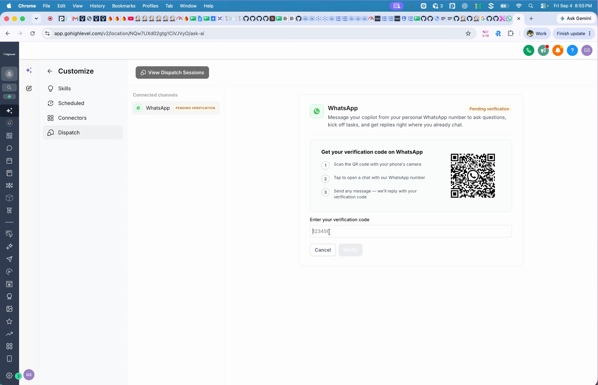 Aperçu 4/5 — Votre assistant IA est maintenant sur WhatsApp