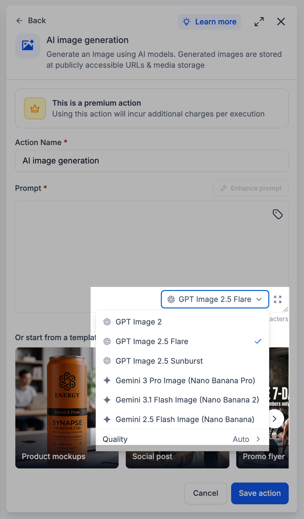 Aperçu 4/4 — Générer des images avec la nouvelle technologie GPT Image 2.5