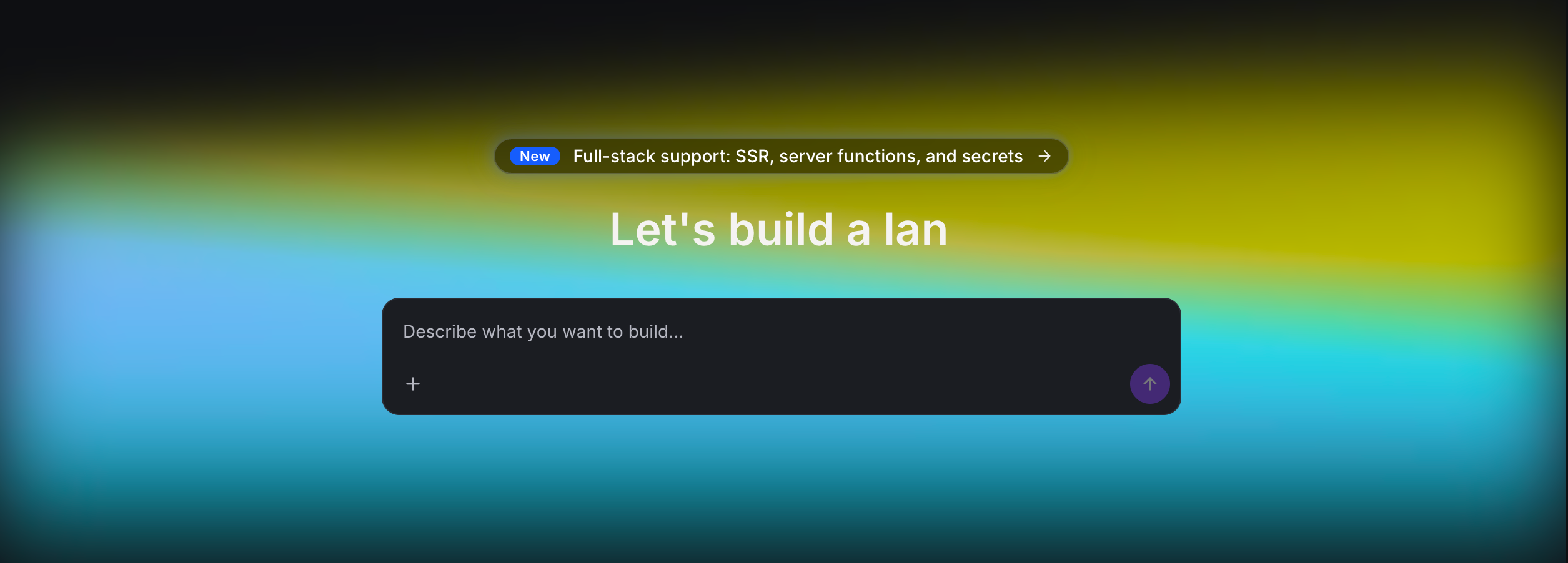 Aperçu 1/5 — AI Studio : applications web complètes avec serveur, fonctions backend et clés sécurisées