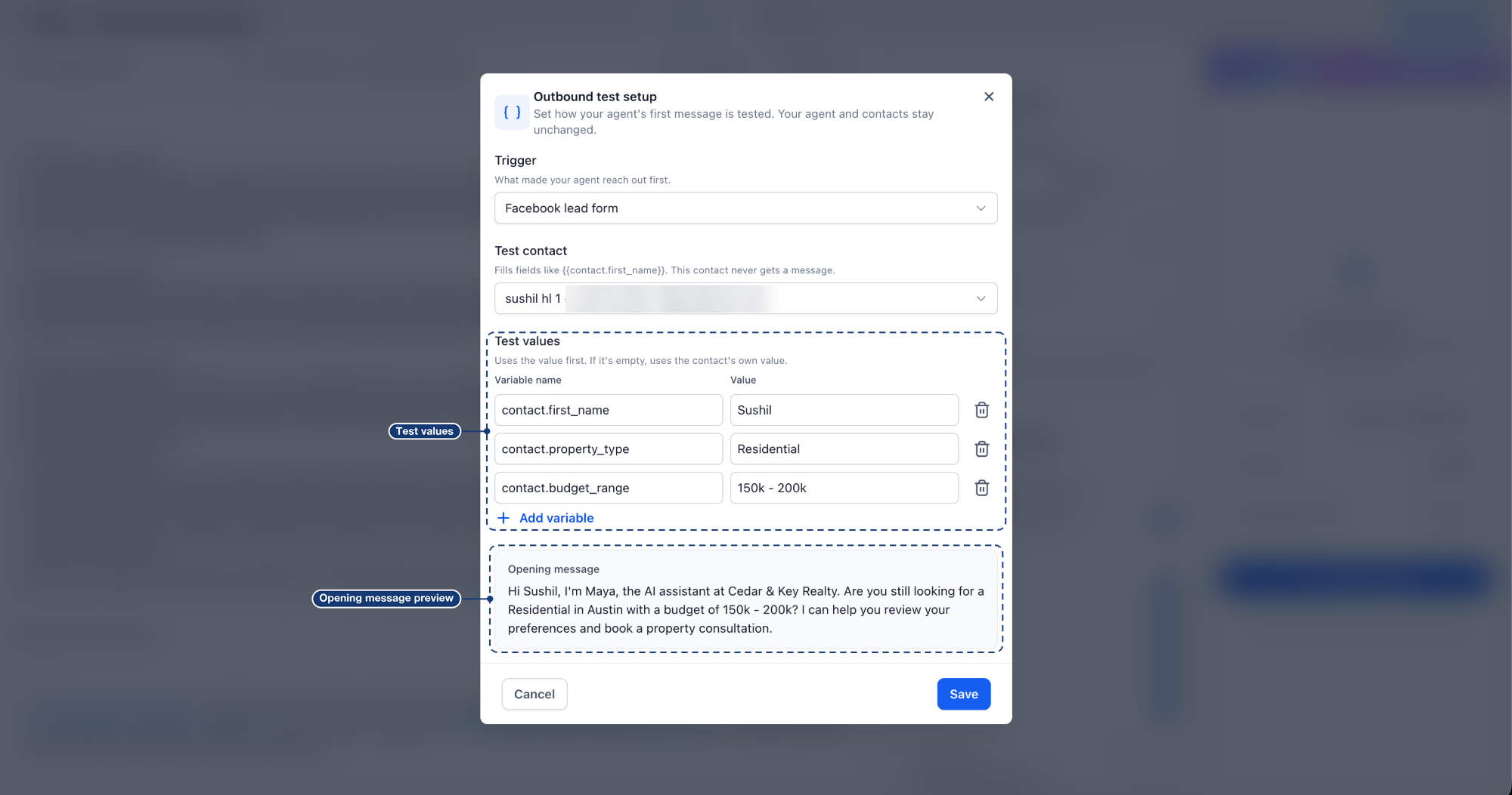 Aperçu 6/8 — Testez votre agent IA avant de le lancer : voyez ce que vos clients verront