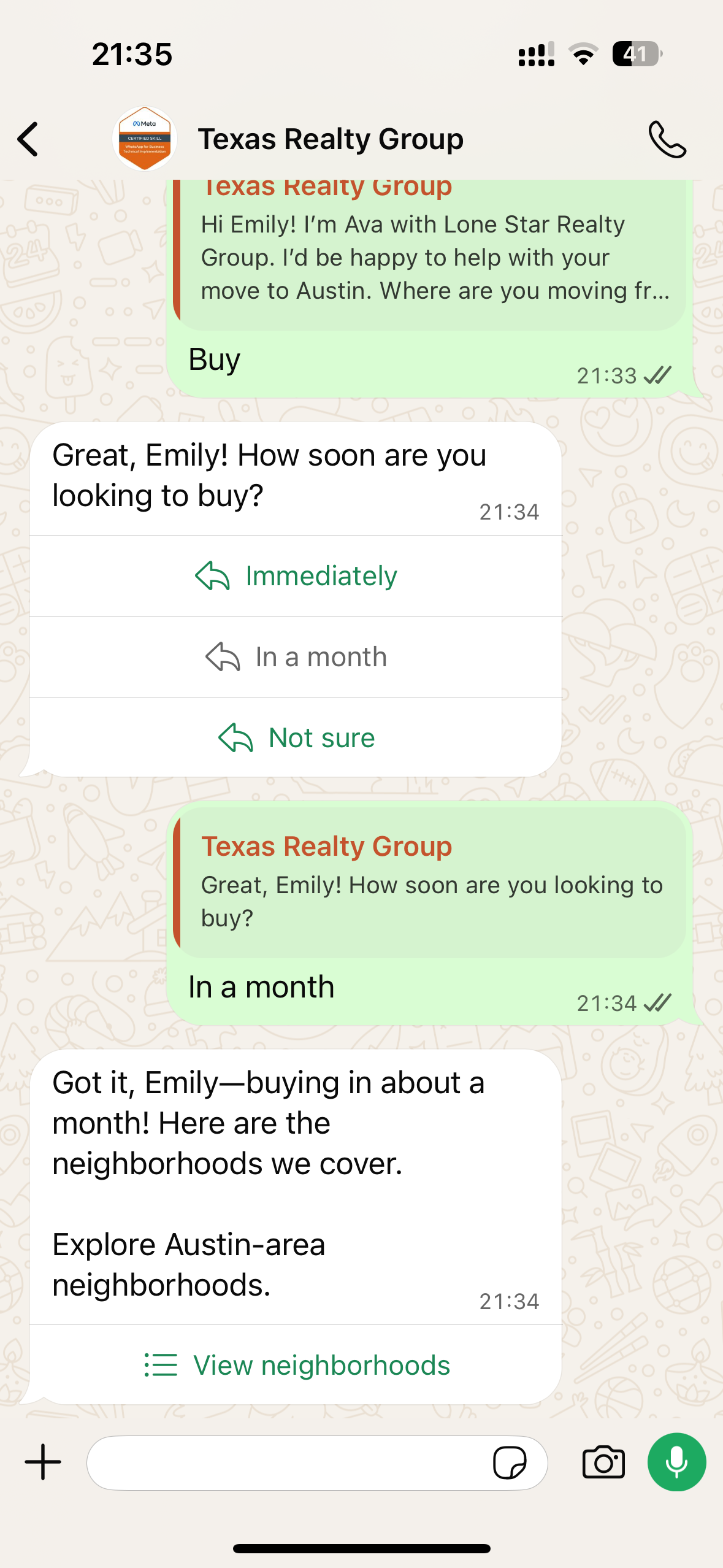 Aperçu 7/14 — Les agents IA peuvent maintenant envoyer des boutons, des listes, des images et des fichiers sur WhatsApp, Messenger, Instagram et le clavardage