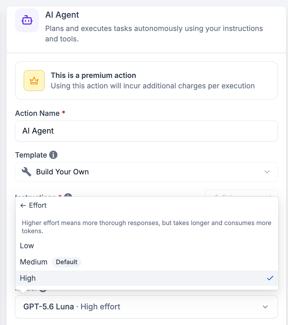 Aperçu 3/3 — De nouveaux modèles d'intelligence artificielle dans vos automatisations