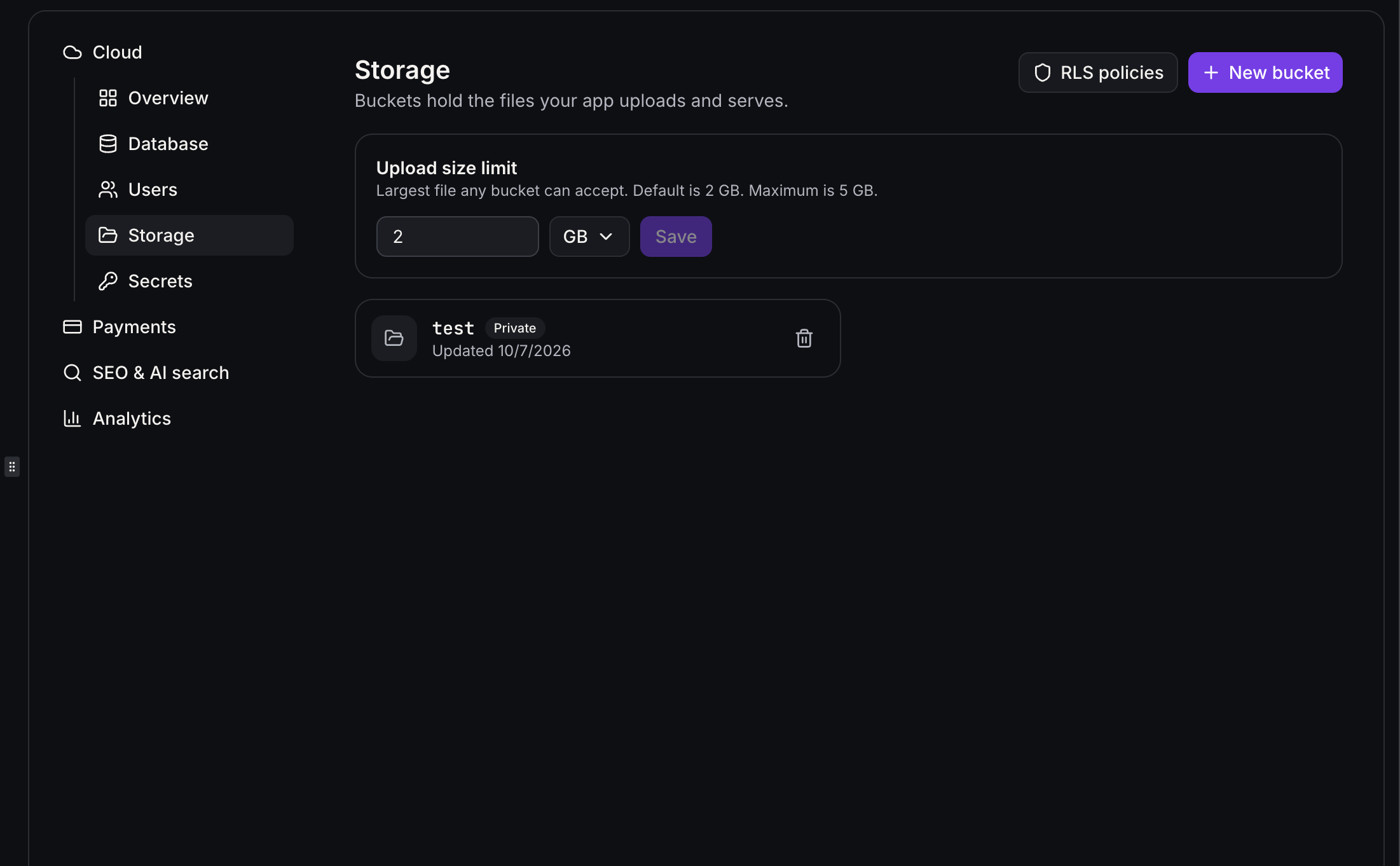 Aperçu 8/10 — AI Studio Cloud : une véritable base de données pour vos applications