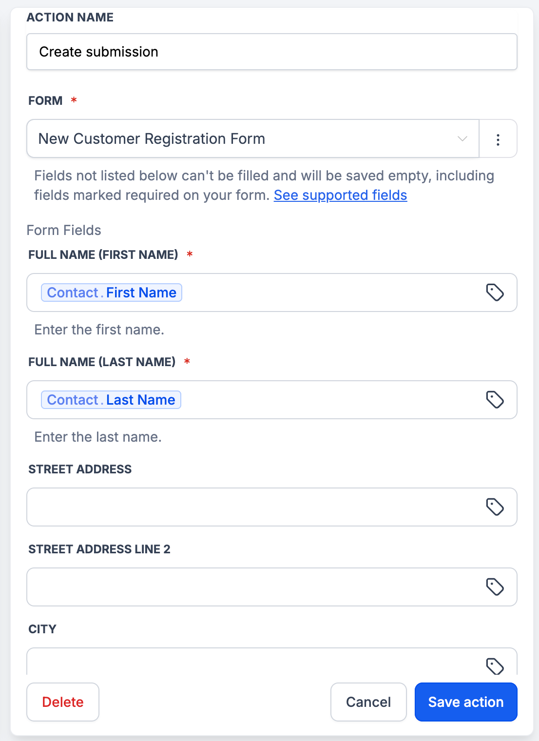 Aperçu 6/6 — Jotform – Automatisez vos formulaires et contrats signés directement dans vos flux