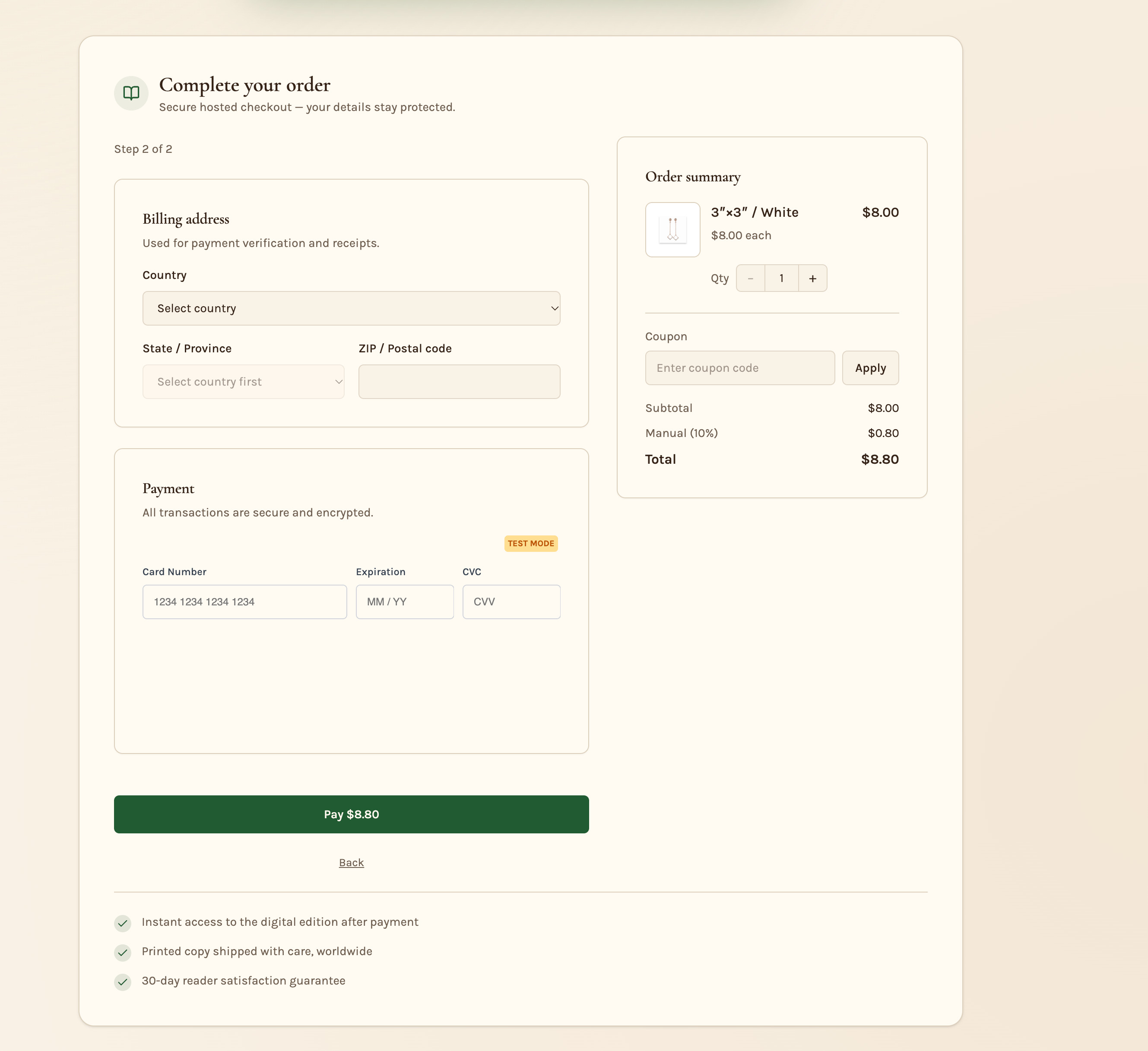 Aperçu 1/3 — Améliorations aux caisses de paiement de l'IA Studio