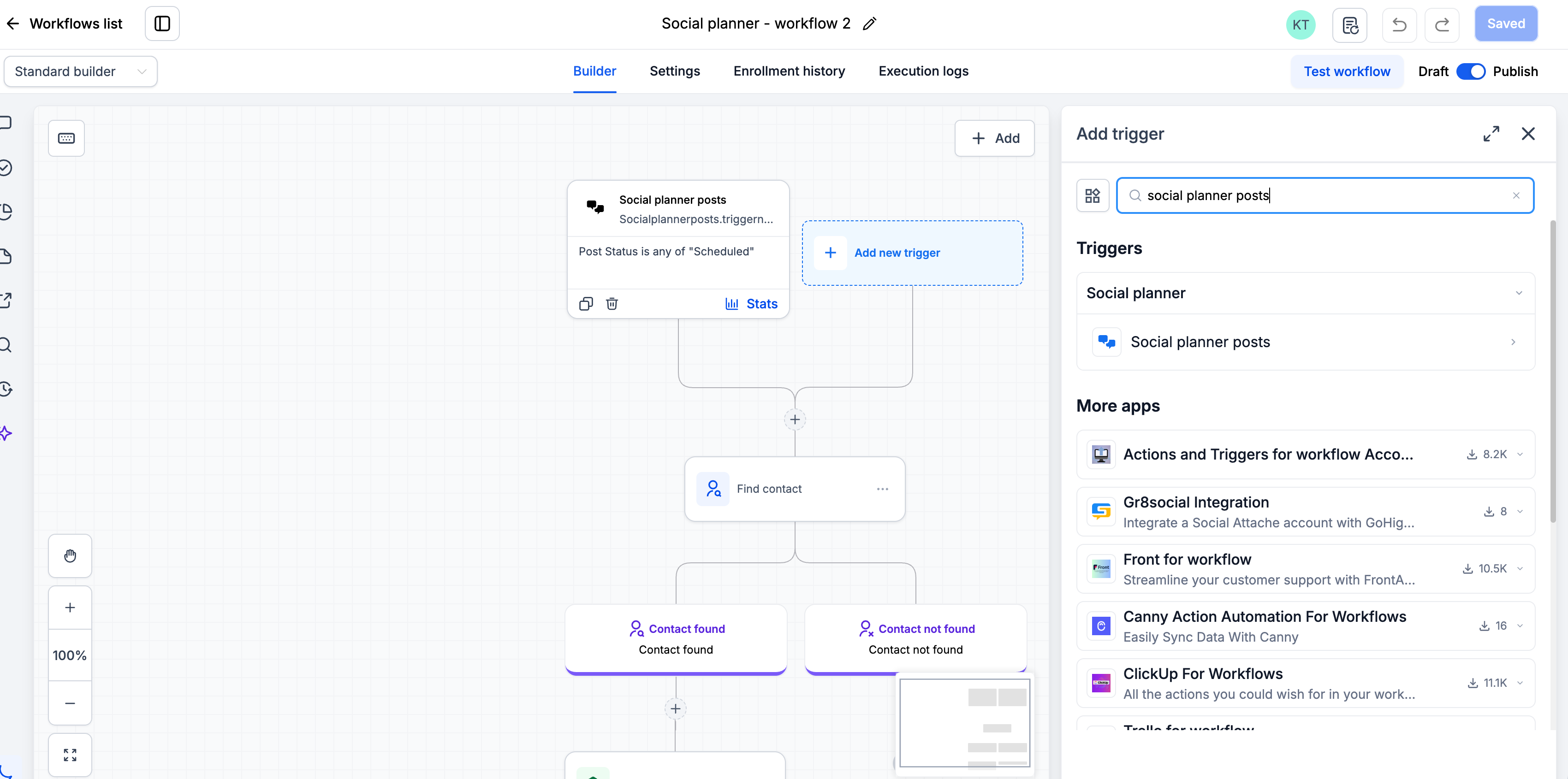 Aperçu 1/5 — Automates vos publications sur les réseaux sociaux avec les nouveaux déclencheurs