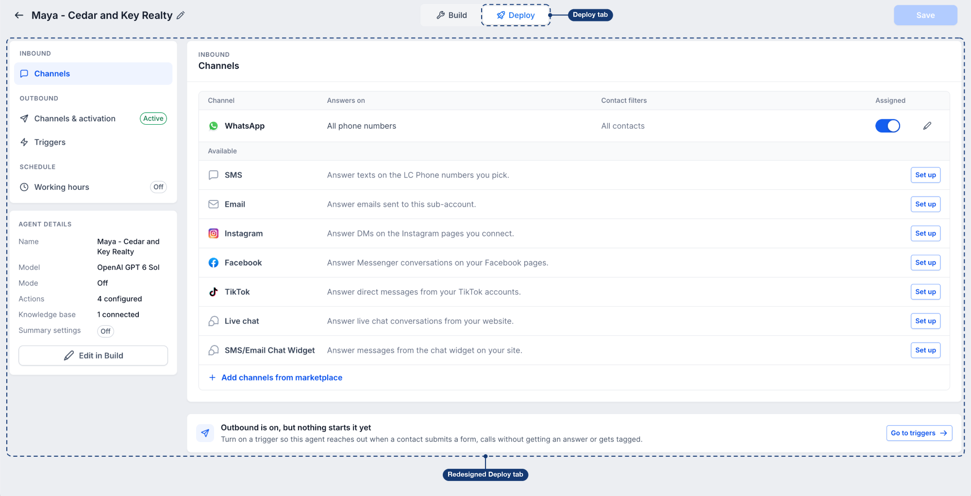 Aperçu 8/8 — Testez votre agent IA avant de le lancer : voyez ce que vos clients verront